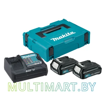 Аккумулятор с зарядным устройством Makita BL1021B + DC10SB (12В/2 Ah + 12В)